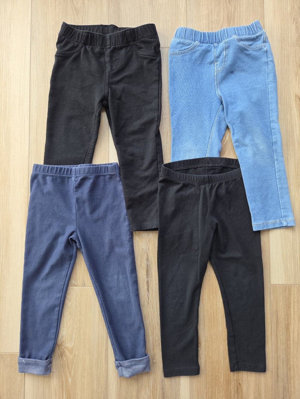 4 Pairs 2t Cat And Jack Pants Leggings